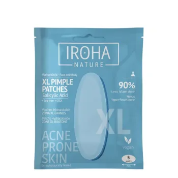 IROHA ACNE PRONE SKIN hydrocolloid patches XL 5 units IROHA ACNE PRONE SKIN hydrocolloid patches XL 5 units