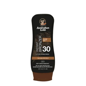 AUSTRALIAN GOLD SUNSCREEN SPF30 lotion with bronzer 237 ml