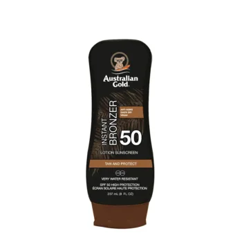 AUSTRALIAN GOLD SUNSCREEN SPF50 lotion with bronzer 237 ml