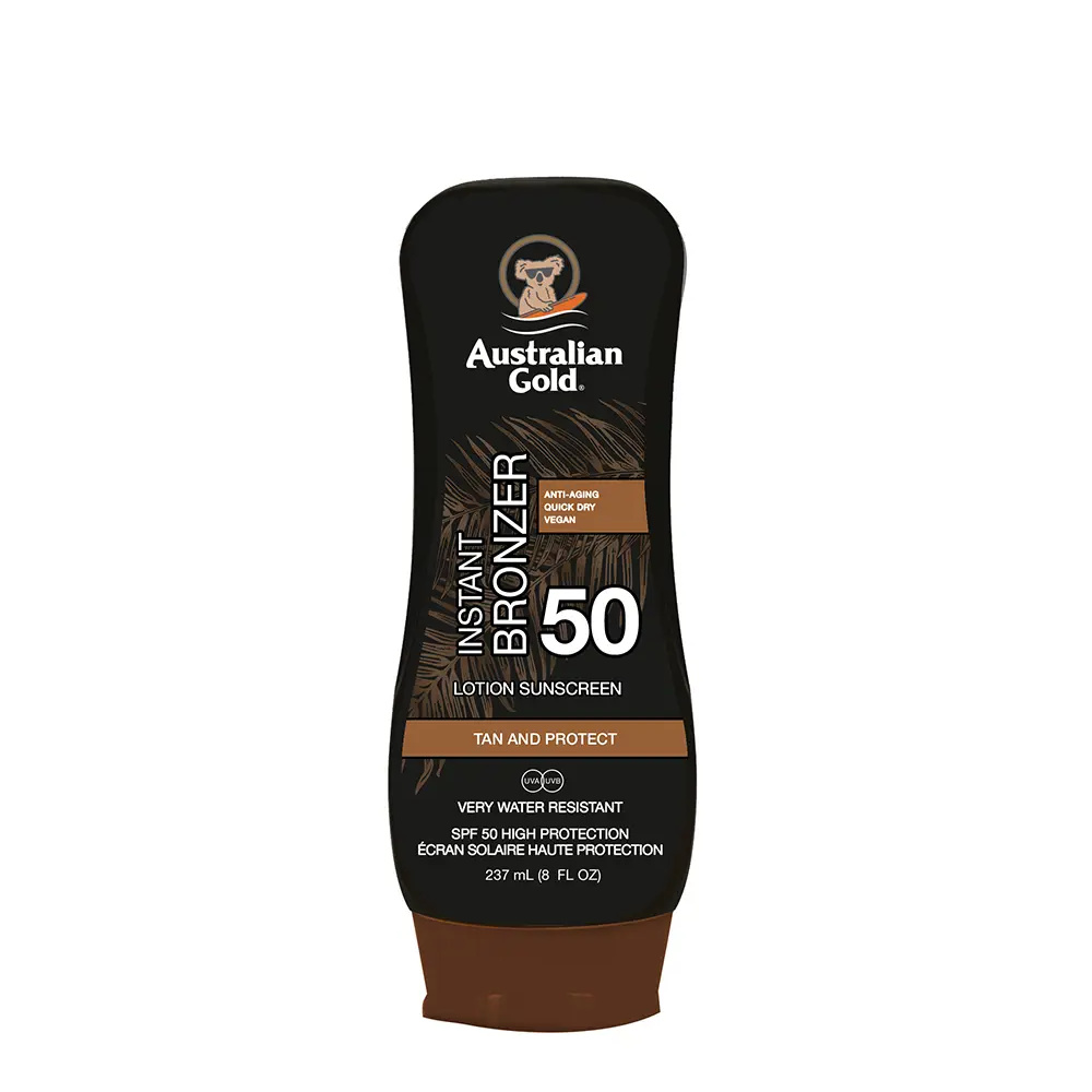 AUSTRALIAN GOLD SUNSCREEN SPF50 lotion with bronzer 237 ml AUSTRALIAN GOLD SUNSCREEN SPF50 lotion with bronzer 237 ml