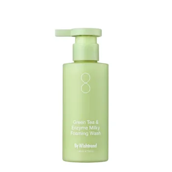 BY WISHTREND GREEN TEA & ENZYME MILKY foaming cleanser 140 ml