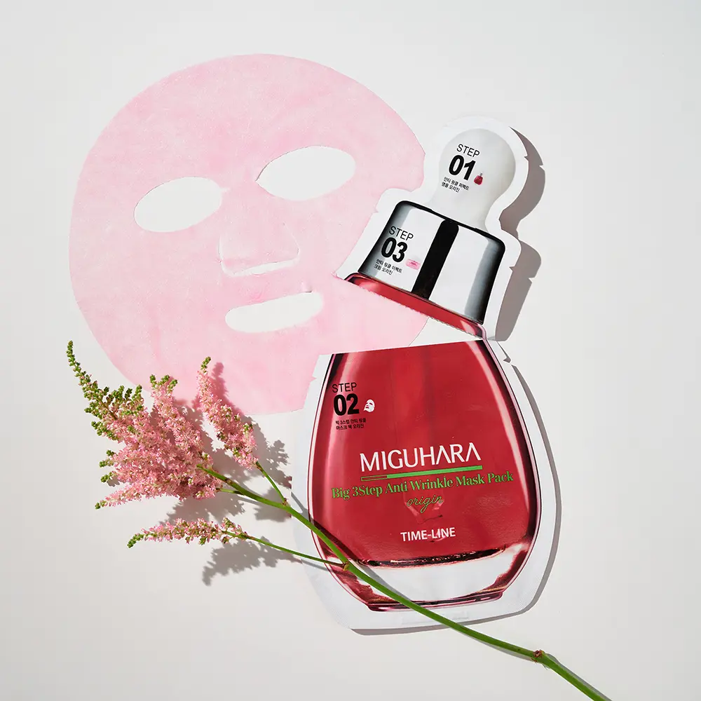 MIGUHARA BIG 3 STEP ANTI-WRINKLE MASK PACK ORIGIN 2 pz MIGUHARA BIG 3 STEP ANTI-WRINKLE MASK PACK ORIGIN 2 pz - Image 3