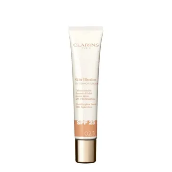<span class="notranslate">CLARINS SKIN ILLUSION</span> TINTED MOISTURIZER anti-aging tinted glow treatment SPF 25 #02.5 40 ml