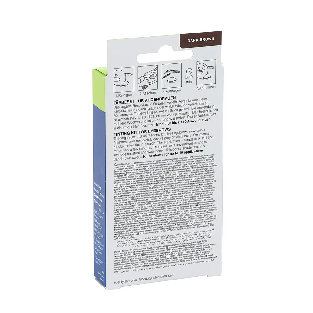 REFECTOCIL Kit de teinture pour sourcils BEAUTYLASH PRO BROW COLOUR #Dark Brown 1 unité