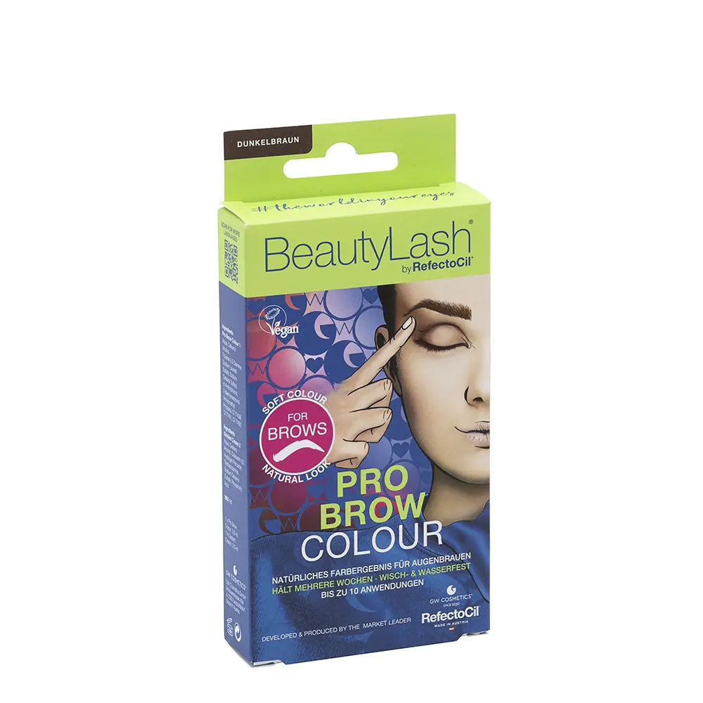 REFECTOCIL BEAUTYLASH PRO BROW COLOUR eyebrow tint kit #Dark Brown 1 unit REFECTOCIL BEAUTYLASH PRO BROW COLOUR eyebrow tint kit #Dark Brown 1 unit