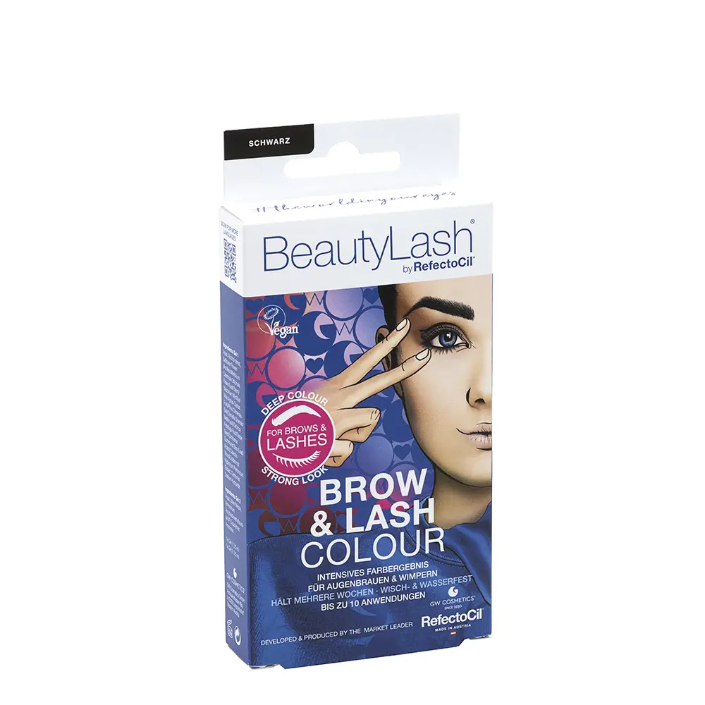 REFECTOCIL BEAUTYLASH BROW & LASH COLOUR eyebrow and eyelash tint kit #Black 1 unit REFECTOCIL BEAUTYLASH BROW & LASH COLOUR eyebrow and eyelash tint kit #Black 1 unit