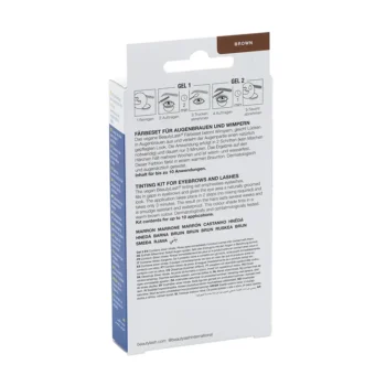 REFECTOCIL BEAUTYLASH BROW & LASH COLOUR eyebrow and eyelash tint kit #Medium Brown 1 unit
