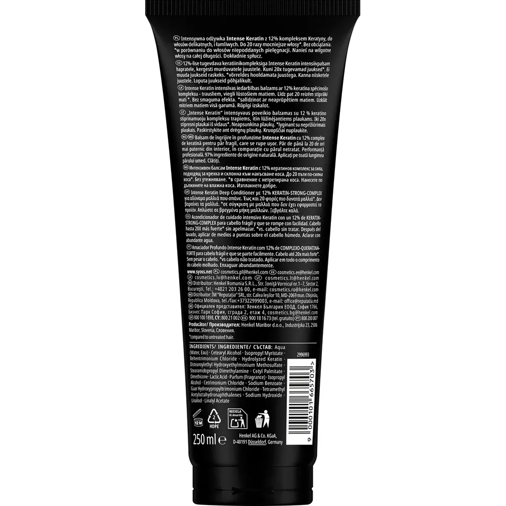 SYOSS KERATIN intensive conditioner 250 ml