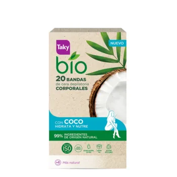 TAKY BIO COCO depilatory body wax strips 20 units