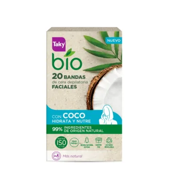 TAKY BIO COCO facial wax strips for hair removal 20 units