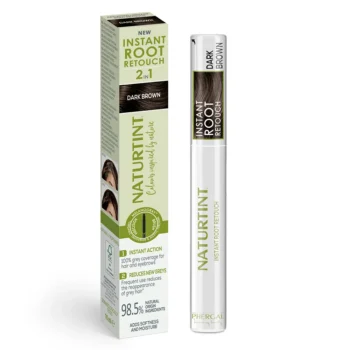 NATURTINT INSTANT ROOT RETOUCH 2-in-1 temporary gray hair retoucher #Dark Brown 10 ml