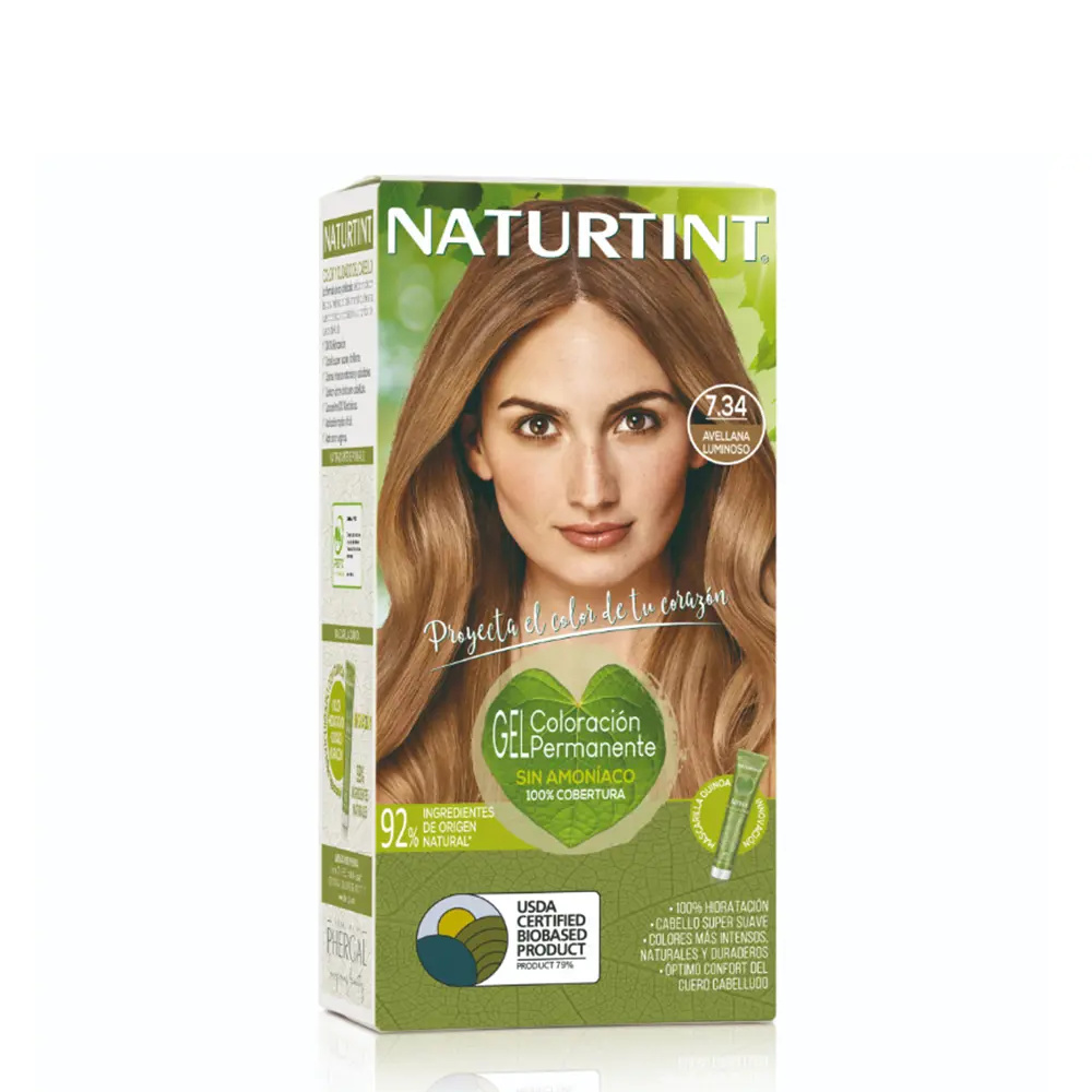 NATURTINT NATURTINT ammonia-free dye #7.34-Luminous Hazelnut 170 ml NATURTINT NATURTINT ammonia-free dye #7.34-Luminous Hazelnut 170 ml