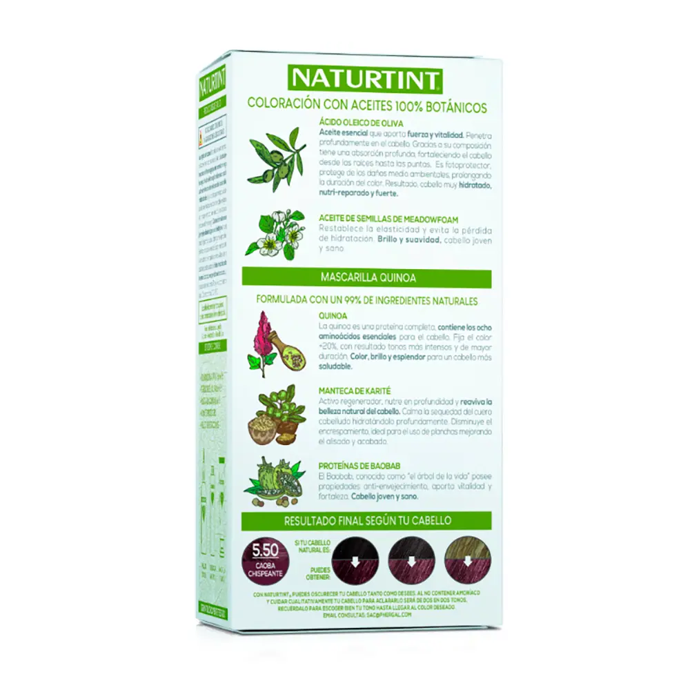 NATURTINT NATURTINT ammonia-free dye #5.50-Sparkling Mahogany 170 ml