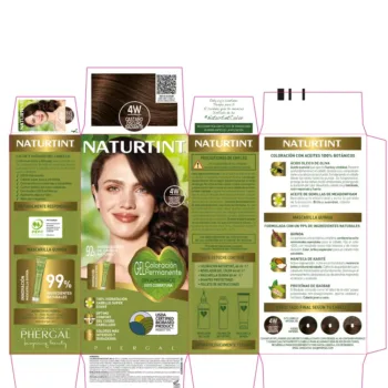 NATURTINT NATURTINT ammonia-free dye #4W-Radiant Dark Brown 170 ml