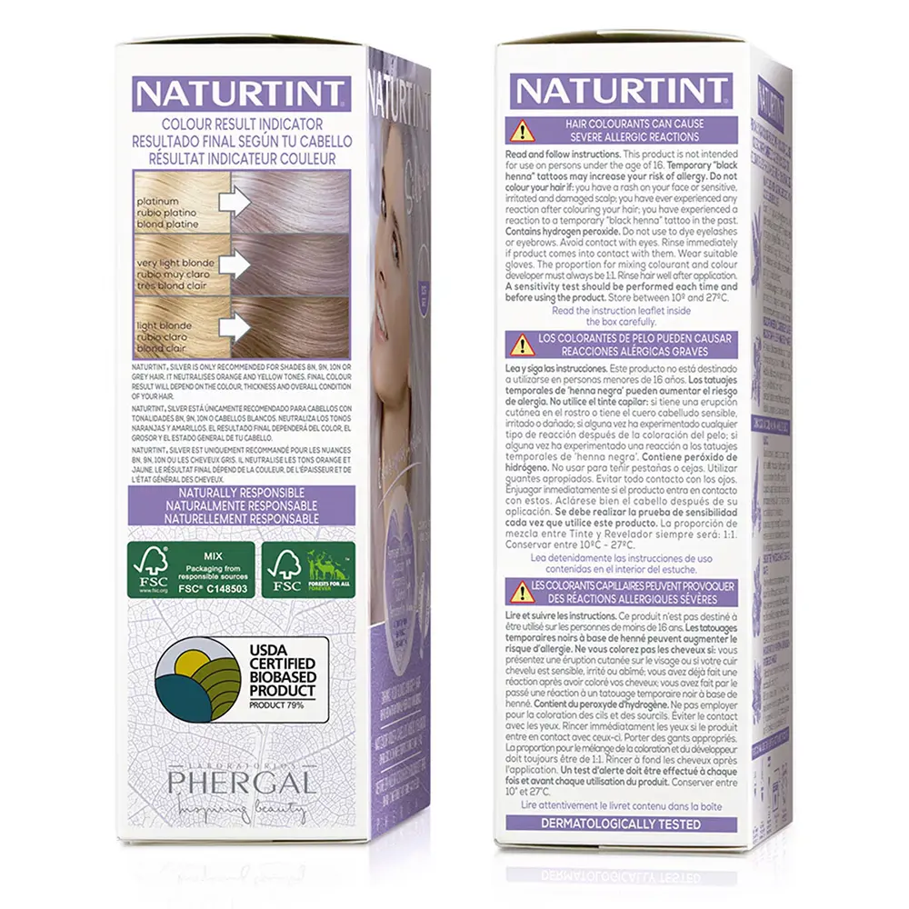 NATURTINT NATURTINT SILVER violet toning dye 170 ml