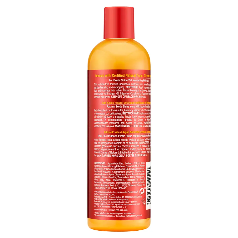CREME OF NATURE ARGAN OIL shine and hydration shampoo 354 ml