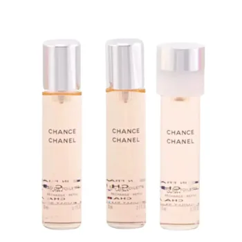 <span class="notranslate">CHANEL CHANCE</span> eau de toilette spray twist & spray 3 refills 3 x 20 ml for Women
