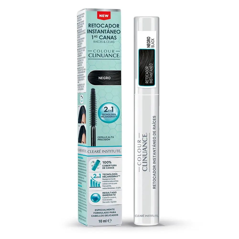 CLEARE INSTITUTE COLOUR CLINUANCE Instant Gray Roots Brow Retoucher #Black 10 ml
