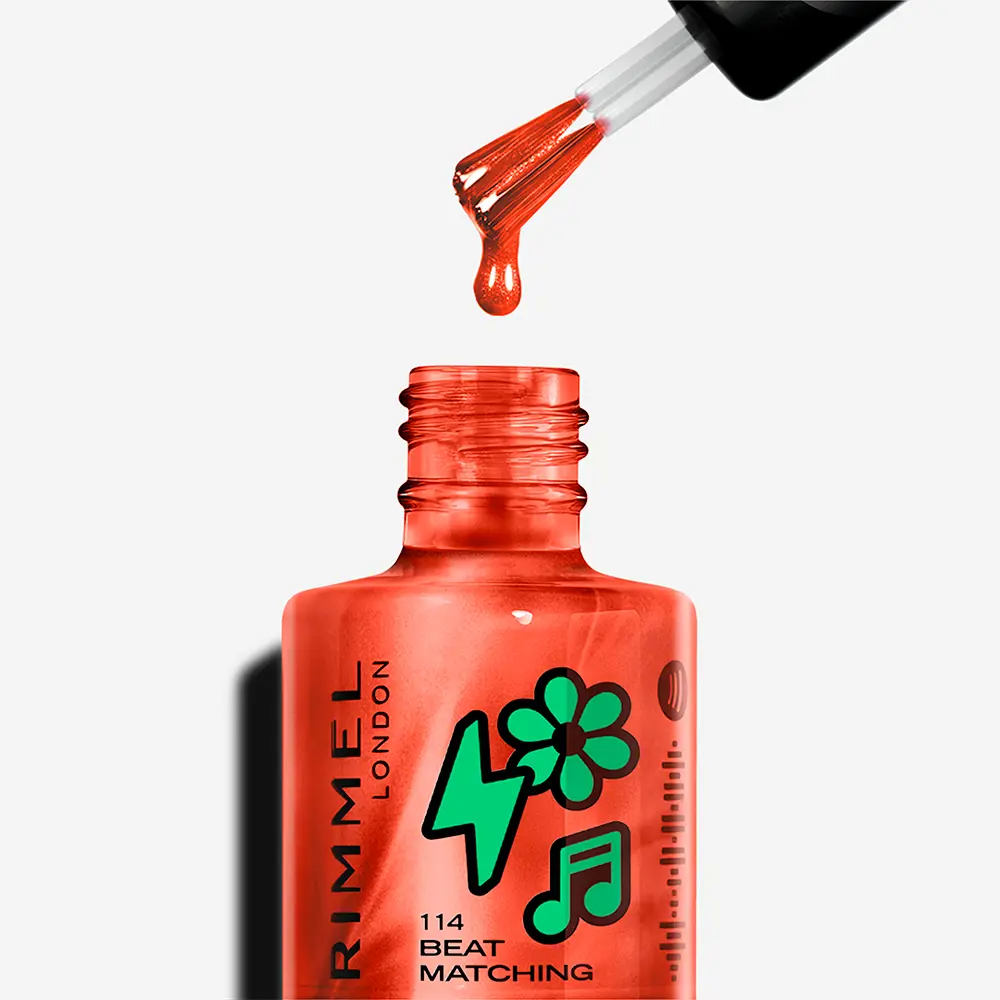 RIMMEL LONDON SUPER GEL nail polish #114-Beatmatching 12 ml RIMMEL LONDON SUPER GEL nail polish #114-Beatmatching 12 ml - Image 4