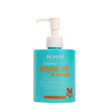 BEAVER ARGAN OIL & KERATIN curl cream 250 ml