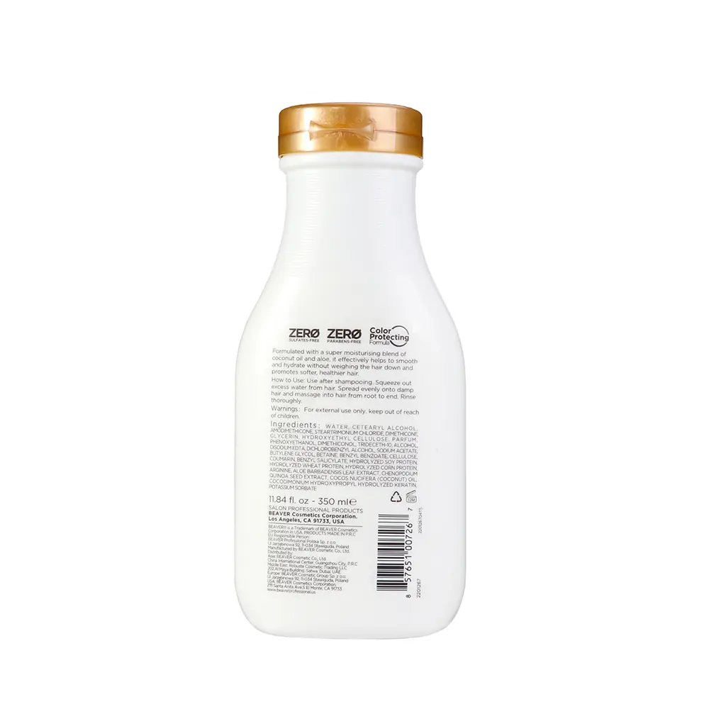 BEAVER COCONUT OIL & QUINOA moisturizing conditioner 350 ml