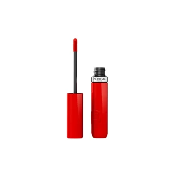 L'OREAL PARIS INFALLIBLE LAQUE vinyl effect liquid lipstick #415-Red Bisou 4.3 ml