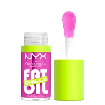 NYX PROFESSIONAL MAKE UP FAT OIL CHILLZ Lip Gloss #Strawberry Slush 4.8 ml