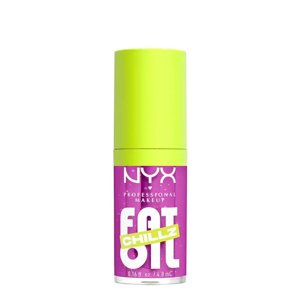 NYX PROFESSIONAL MAKE UP FAT OIL CHILLZ Lip Gloss #Strawberry Slush 4.8 ml NYX PROFESSIONAL MAKE UP FAT OIL CHILLZ Lip Gloss #Strawberry Slush 4.8 ml