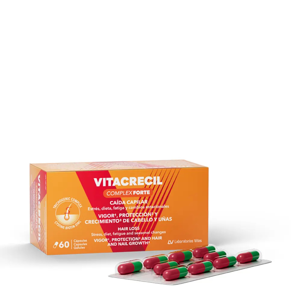 VITACRECIL COMPLEX VITACRECIL COMPLEX FORTE hair and nails capsules 60 units VITACRECIL COMPLEX VITACRECIL COMPLEX FORTE hair and nails capsules 60 units