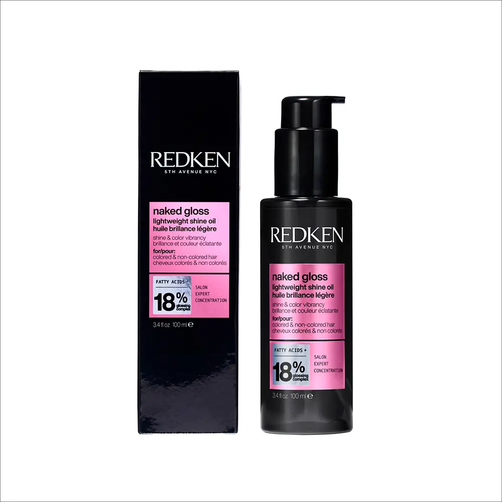 REDKEN NAKED GLOSS ultra-light oil with a mirror-like shine and thermal protection 100 ml