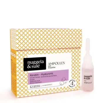 NUGGELA & SULE KERATIN HYALURONIC hair ampoules 4 units