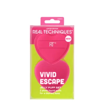 REAL TECHNIQUES VIVID ESCAPE JELLY PUFF ETUI 2 Stück