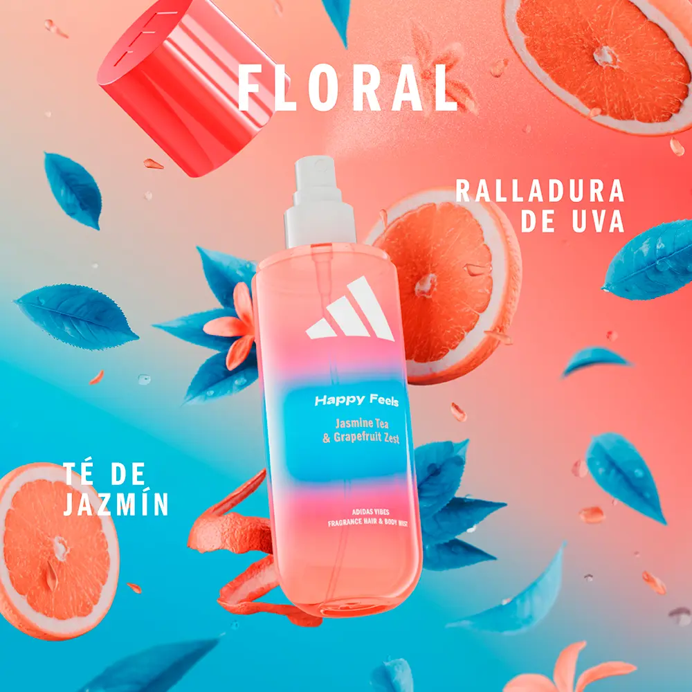 <span class="notranslate">ADIDAS HAPPY FEELS fragrance hair &</span> body mist 236 ml Unisex <span class="notranslate">ADIDAS HAPPY FEELS fragrance hair &</span> body mist 236 ml Unisex - Image 3