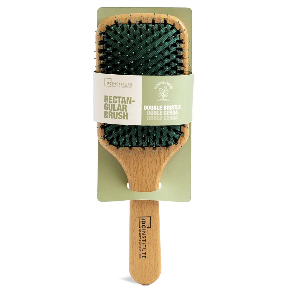 IDC INSTITUTE RECTANGULAR BRUSH Double Bristle Brush