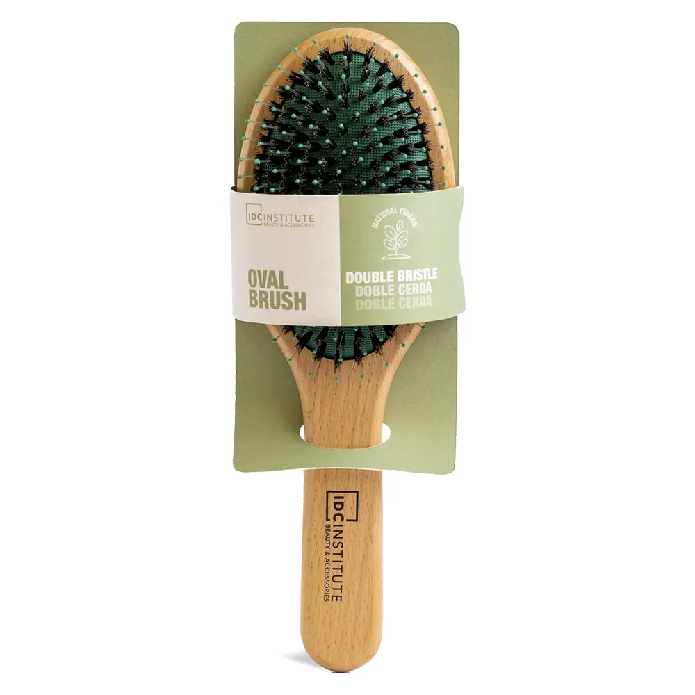 IDC INSTITUTE OVAL BRUSH Double Bristle Brush