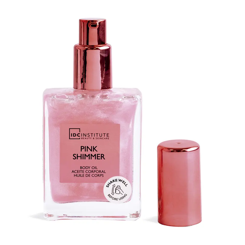 IDC INSTITUTE PINK SHIMMER Körperöl 45 ml