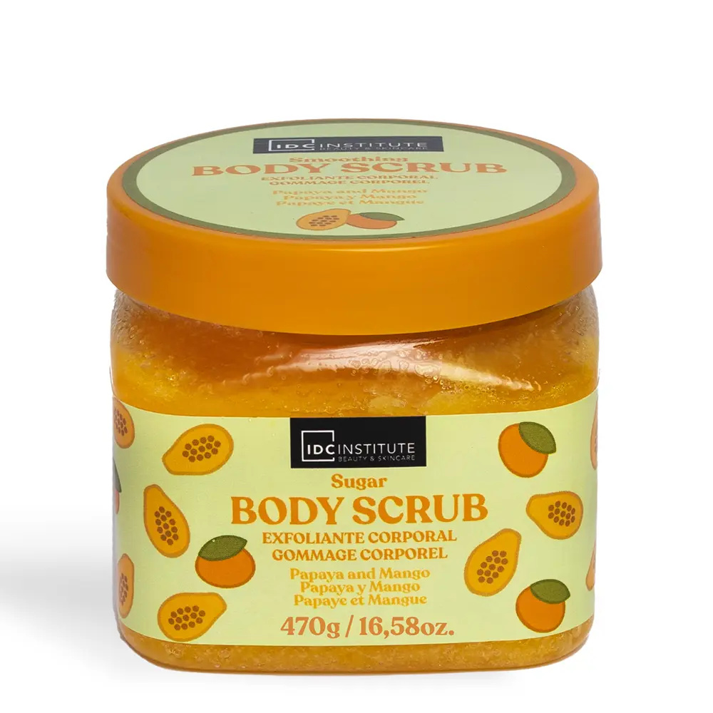 IDC INSTITUTE BODY SCRUB papaya and mango body scrub 470 gr IDC INSTITUTE BODY SCRUB papaya and mango body scrub 470 gr