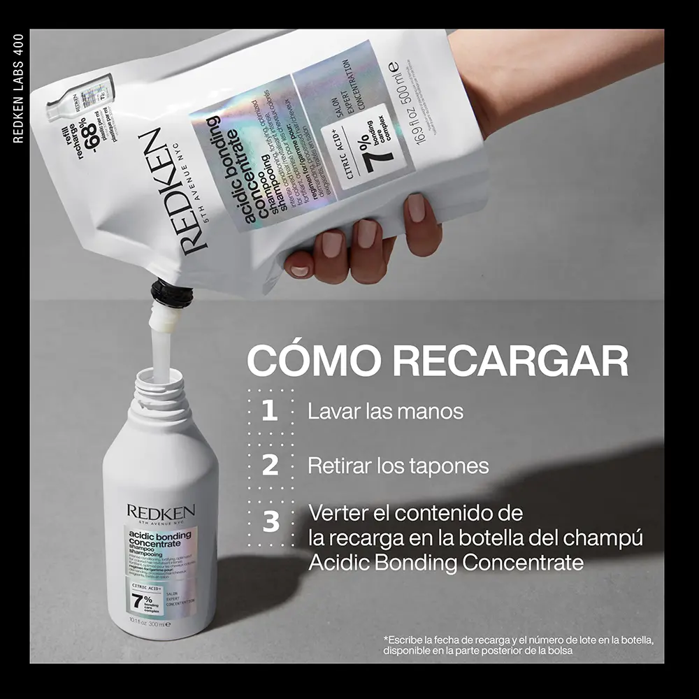 <span class="notranslate">REDKEN ACIDIC BONDING CONCENTRATE</span> Professional sulfate-free shampoo for damaged hair refill 500 ml <span class="notranslate">REDKEN ACIDIC BONDING CONCENTRATE</span> Professional sulfate-free shampoo for damaged hair refill 500 ml - Image 4