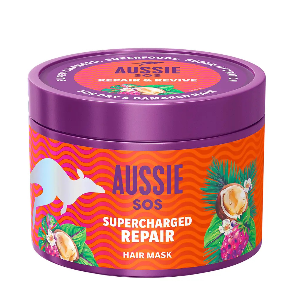 AUSSIE SOS SUPERCHARGED REPAIR Hair Mask 500 ml AUSSIE SOS SUPERCHARGED REPAIR Hair Mask 500 ml