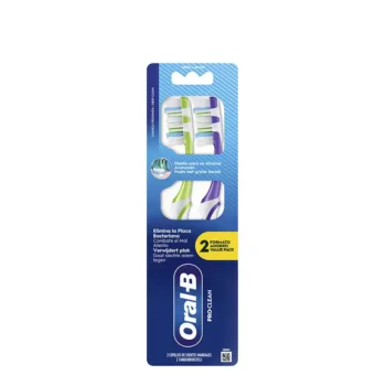 ORAL-B PROCLEAN PLAQUE REMOVER toothbrush 40 #medium 2 units
