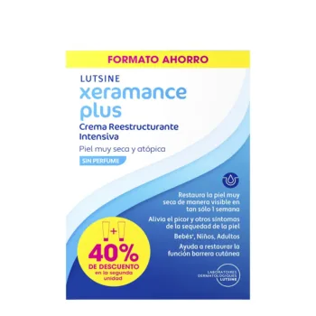 LUTSINE E45 XERAMANCE PLUS intensive restructuring cream pack 2 x 100 ml