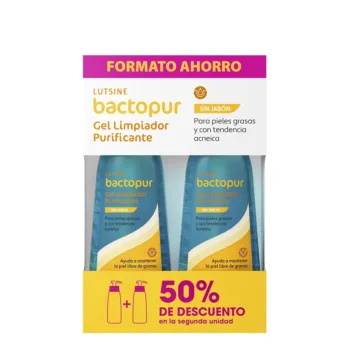 LUTSINE E45 BACTOPUR purifying cleansing gel pack 2 x 200 ml