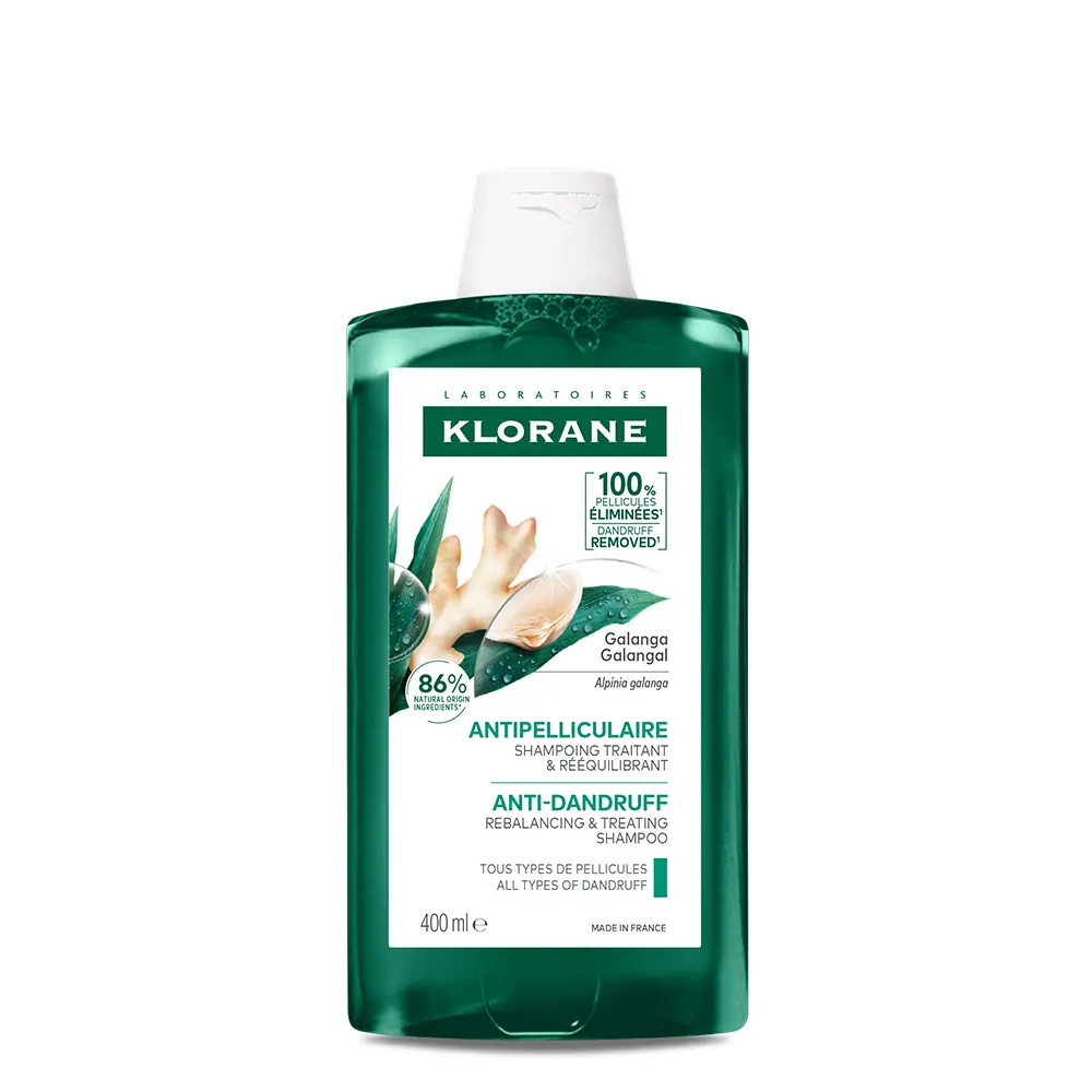 KLORANE GALANGA rebalancing and treating anti-dandruff shampoo 400 ml KLORANE GALANGA rebalancing and treating anti-dandruff shampoo 400 ml