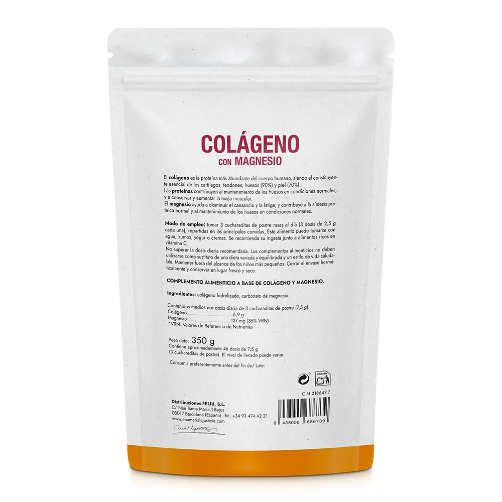 ANA MARIA LAJUSTICIA COLLAGEN WITH MAGNESIUM powder 350 gr