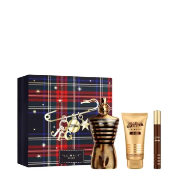 JEAN PAUL GAULTIER LE MALE ELIXIR PERFUM SET OF 3 pcs