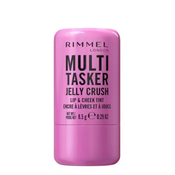 RIMMEL LONDON MULTITASKER JELLY CRUSH Rouge- und Lippenstift-Stick Nr. 100 – Pink Dash 8.5 g
