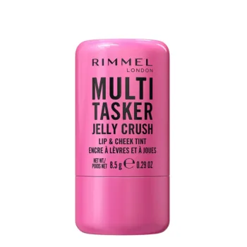 RIMMEL LONDON MULTITASKER JELLY CRUSH Rouge- und Lippenstift-Stick Nr. 200 – Pink Sublime, 8.5 g