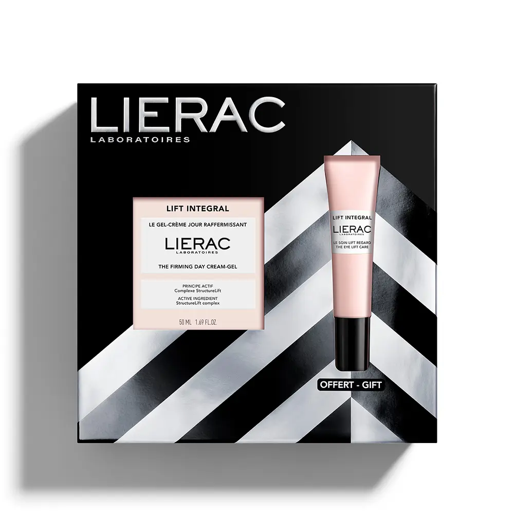 LIERAC LIFT INTEGRALGel-crème raffermissant de jour, coffret de 2 pièces