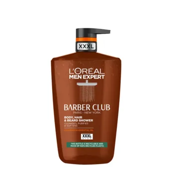 L'OREAL PARIS MEN EXPERT BARBER CLUB shower body and beard 1000 ml