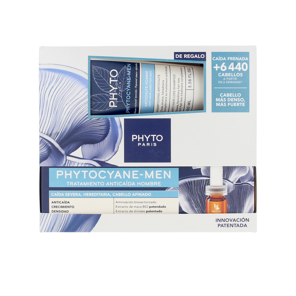 PHYTO PHYTOCYANE MEN ANTI-HAIR LOSS + SHAMPOO SET 2 pcs